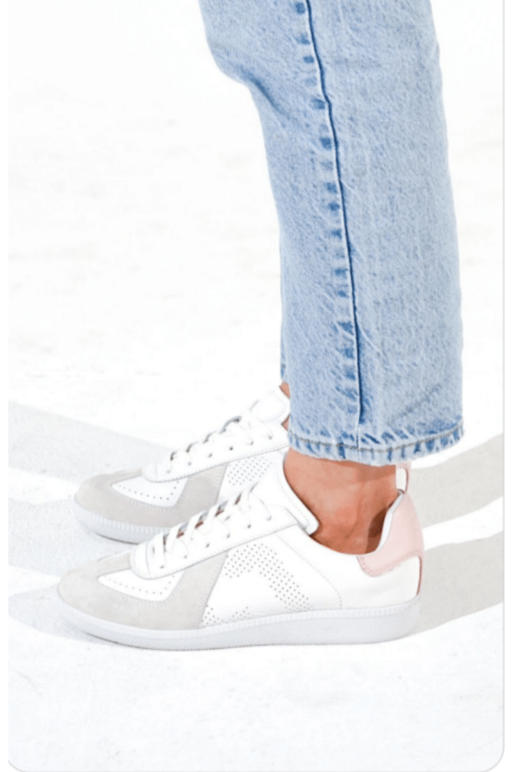 ROLLIE PACE WHITE/ SNOW PINK SNEAKER