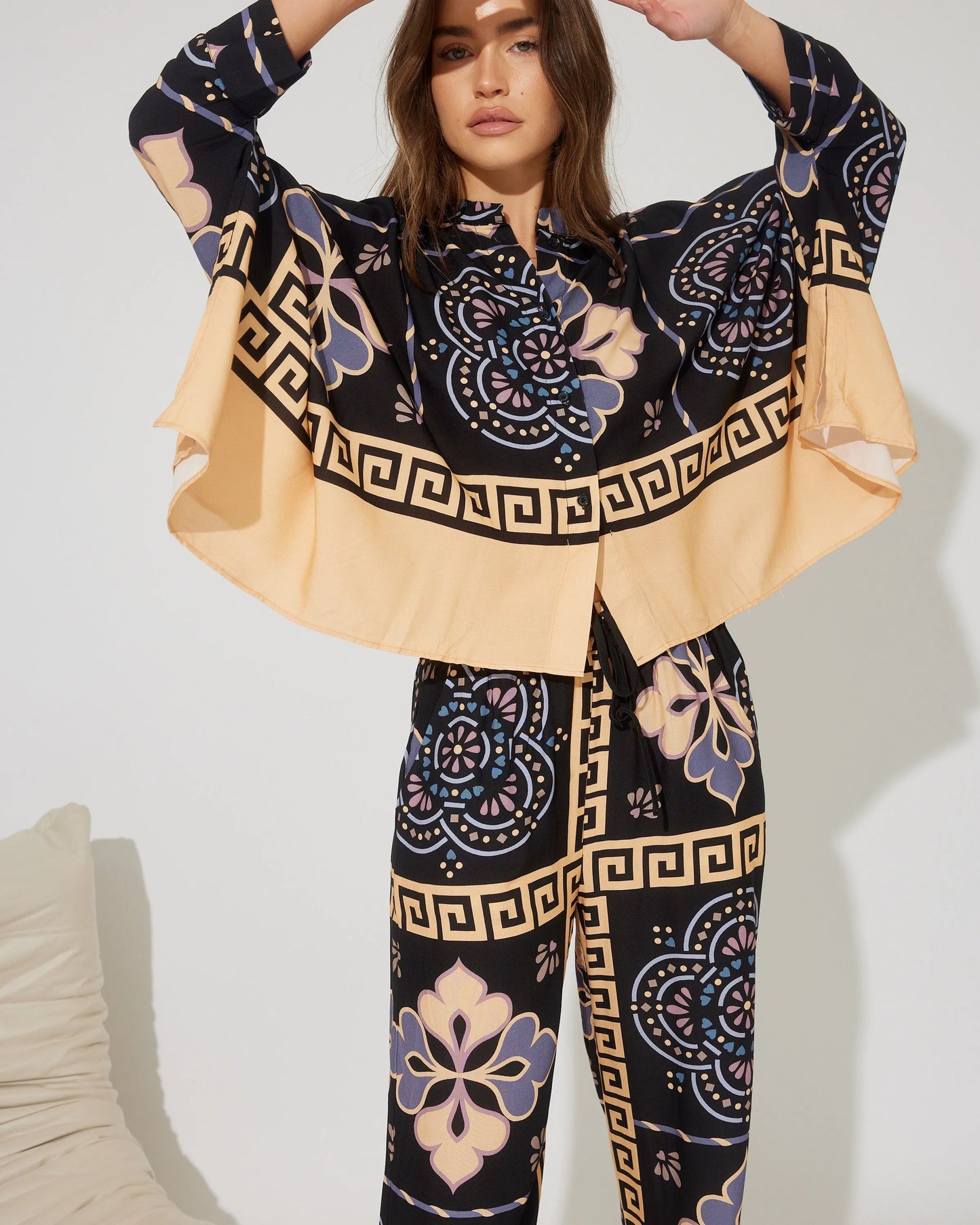 Amina Tile Print Pant