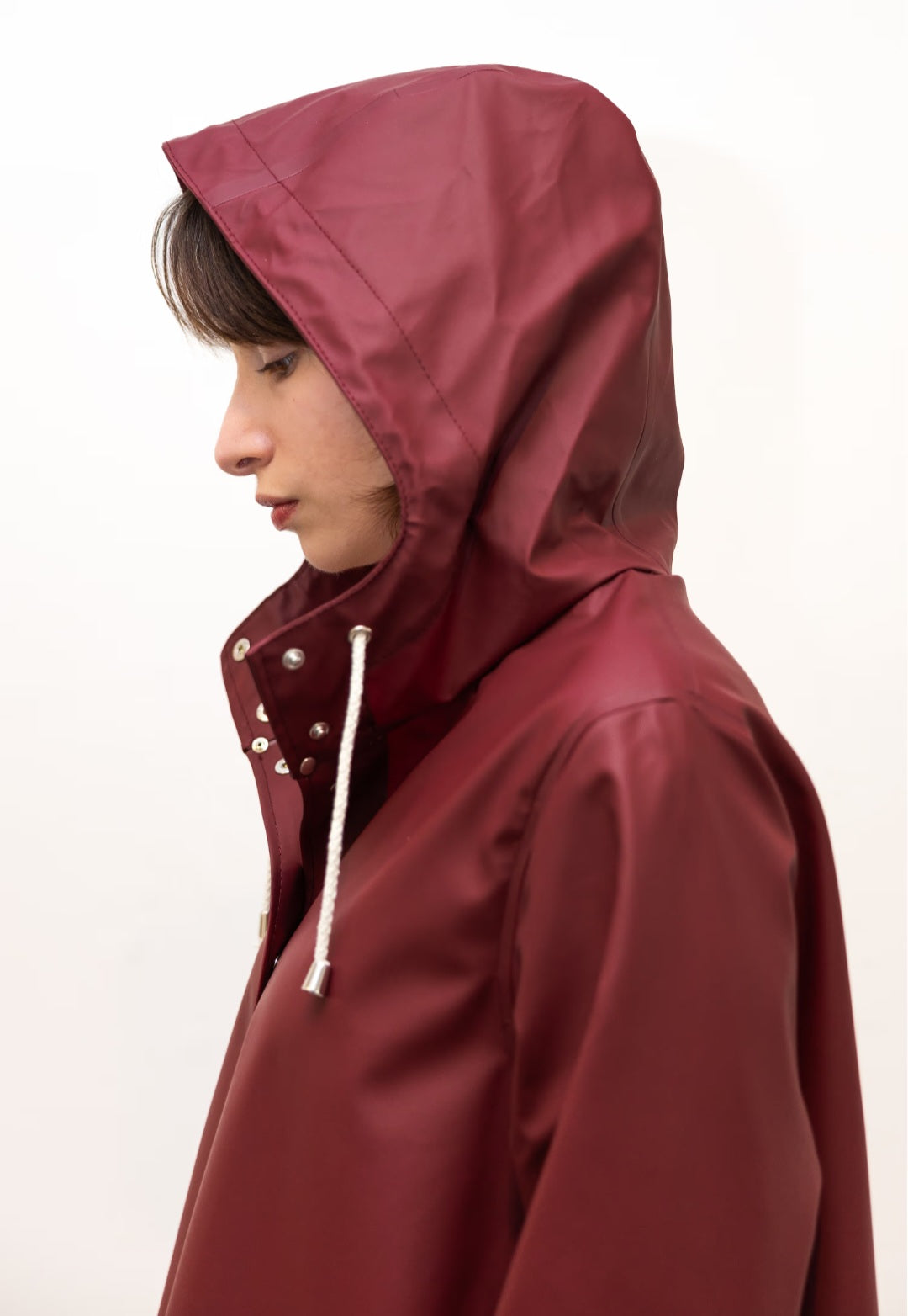 Mosebacke Lightweight Raincoat Burgundy