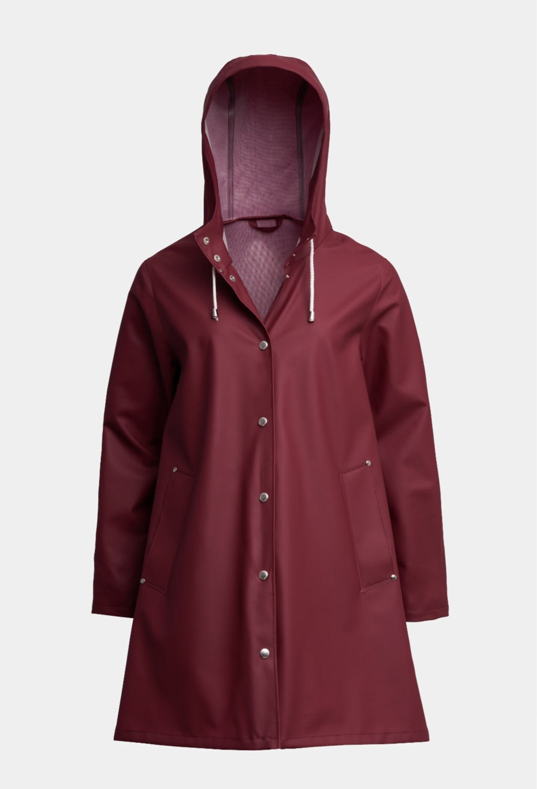Mosebacke Lightweight Raincoat Burgundy