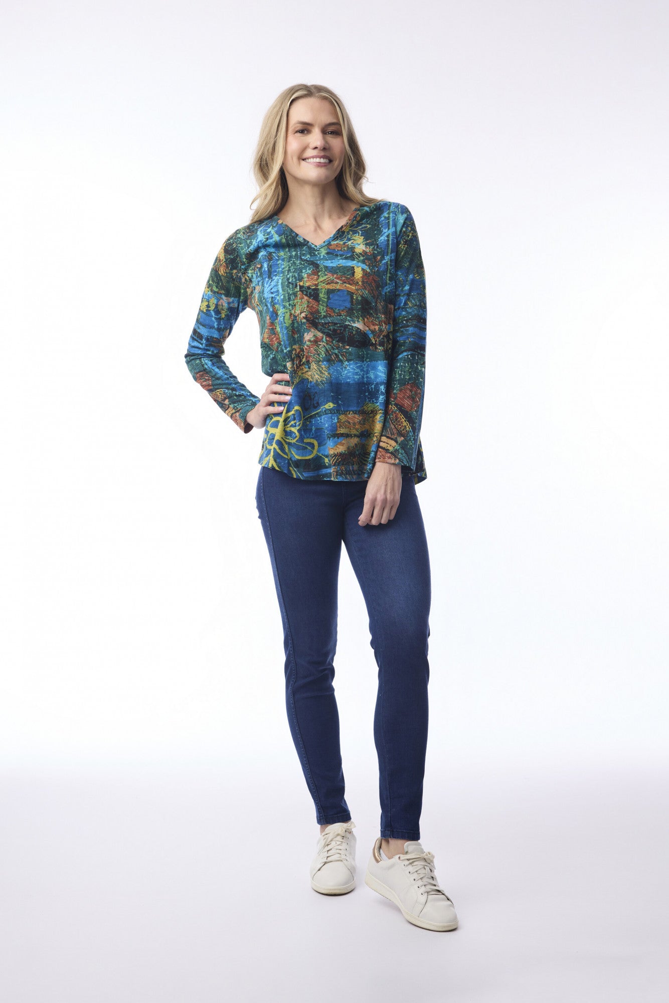 Nightscape Women's T-Shirt V-Neck