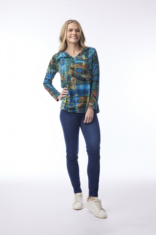 Nightscape Women's T-Shirt V-Neck