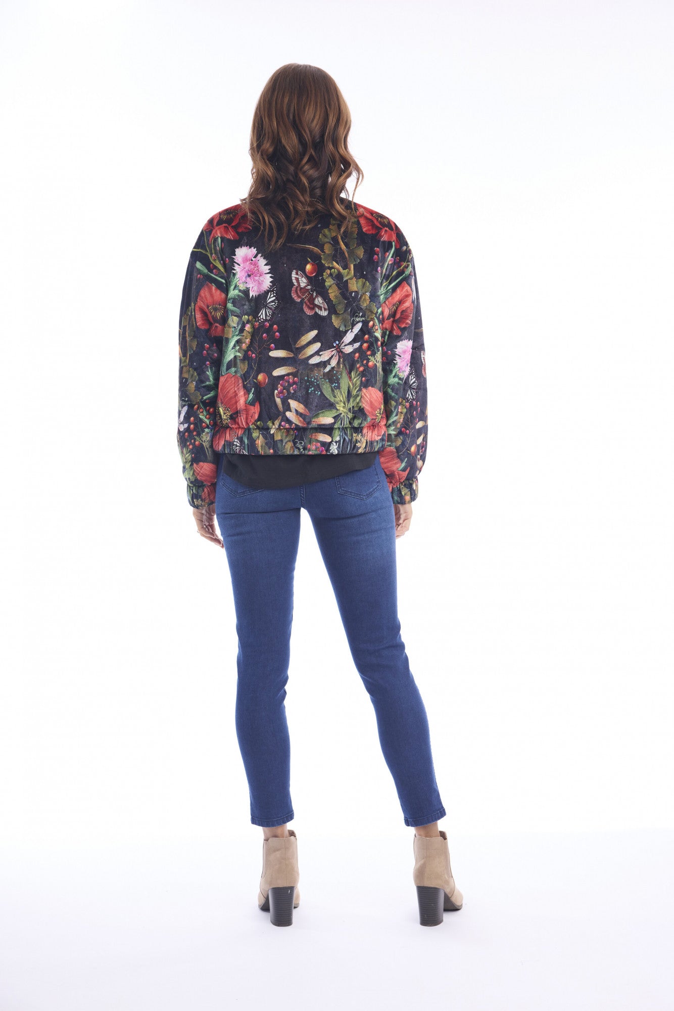 Verona Velvet Bomber Jacket