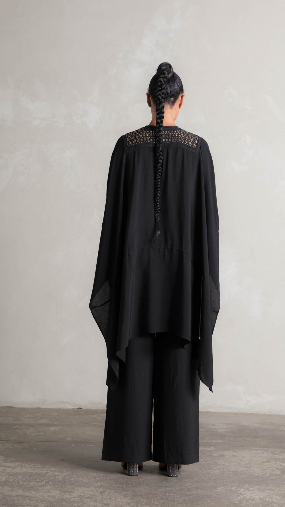 Black Chiara Kaftan Dress