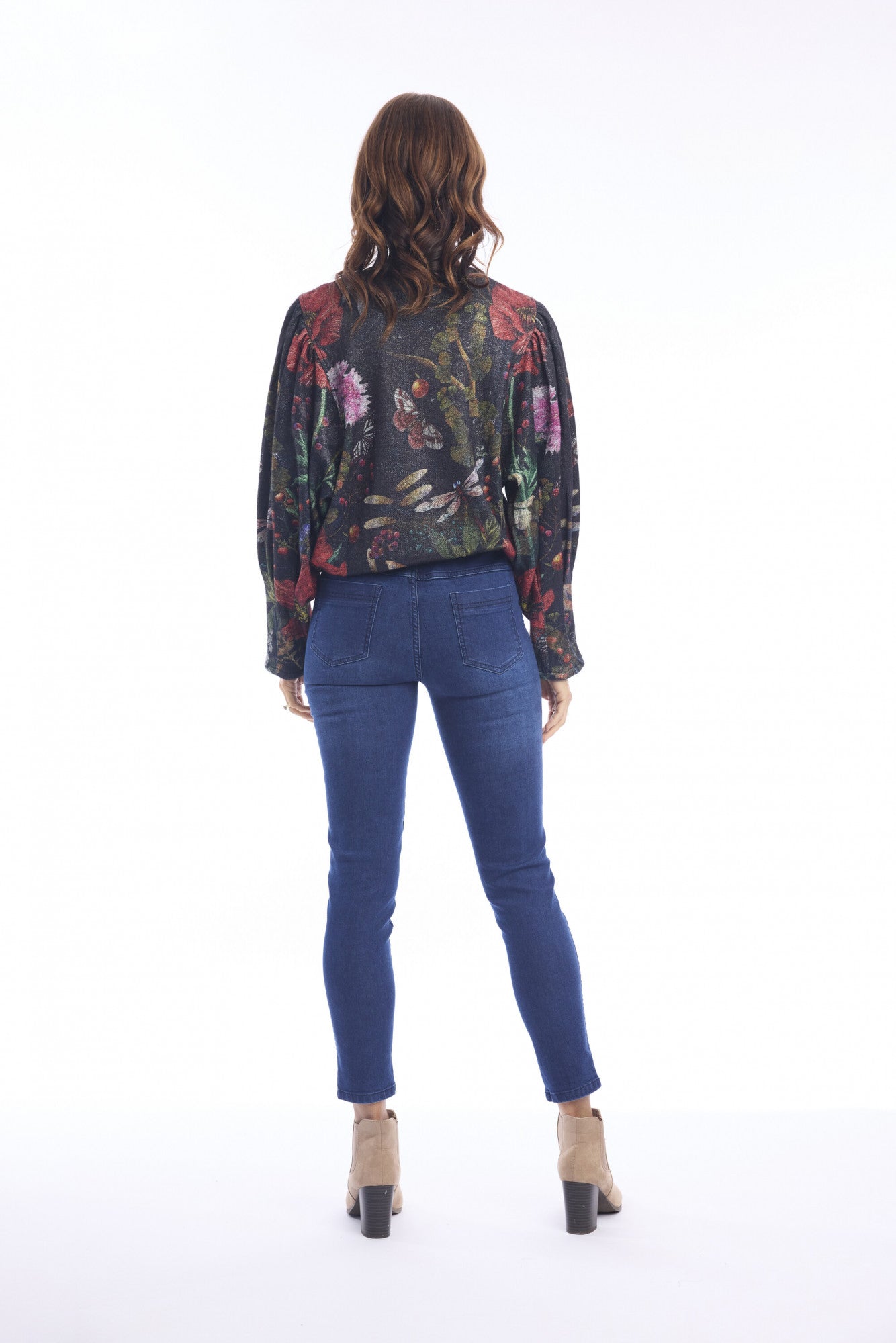 Mana Knit Jumper Gathered Sleeve