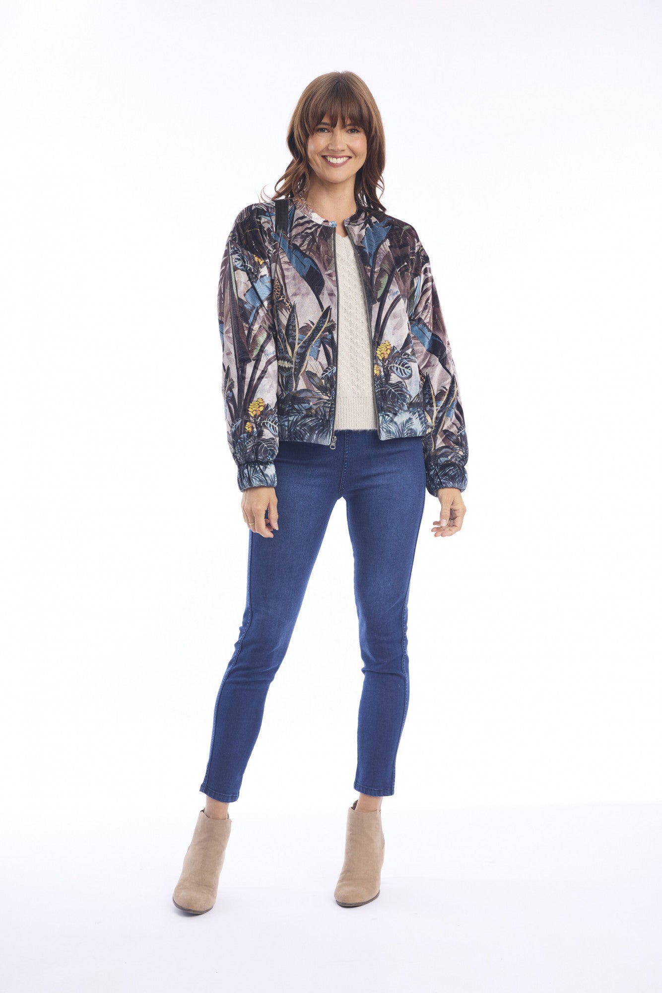 Sorno Velvet Bomber Jacket