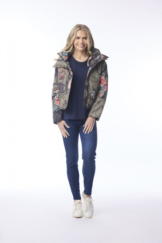 Mystique Long Sleeve Puffer Jacket