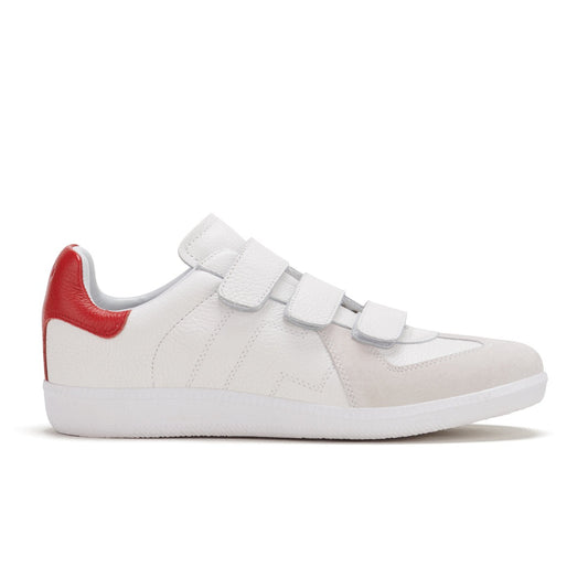 Pace Velcro Strap White/Red*