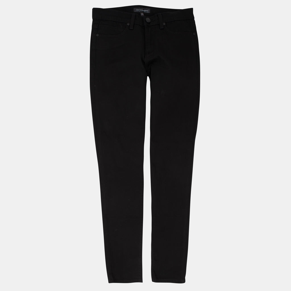 Womens Mid Rise Skinny / Jet Black
